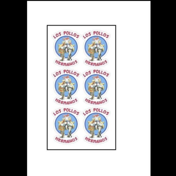 Design | Los Pollos Hermanos Laminated Stickers 12 | Poshmark